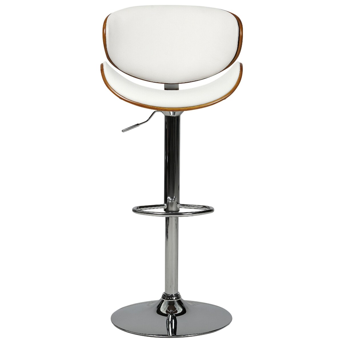 Hoker barowy regulowany ekoskóra biały ROTTERDAM