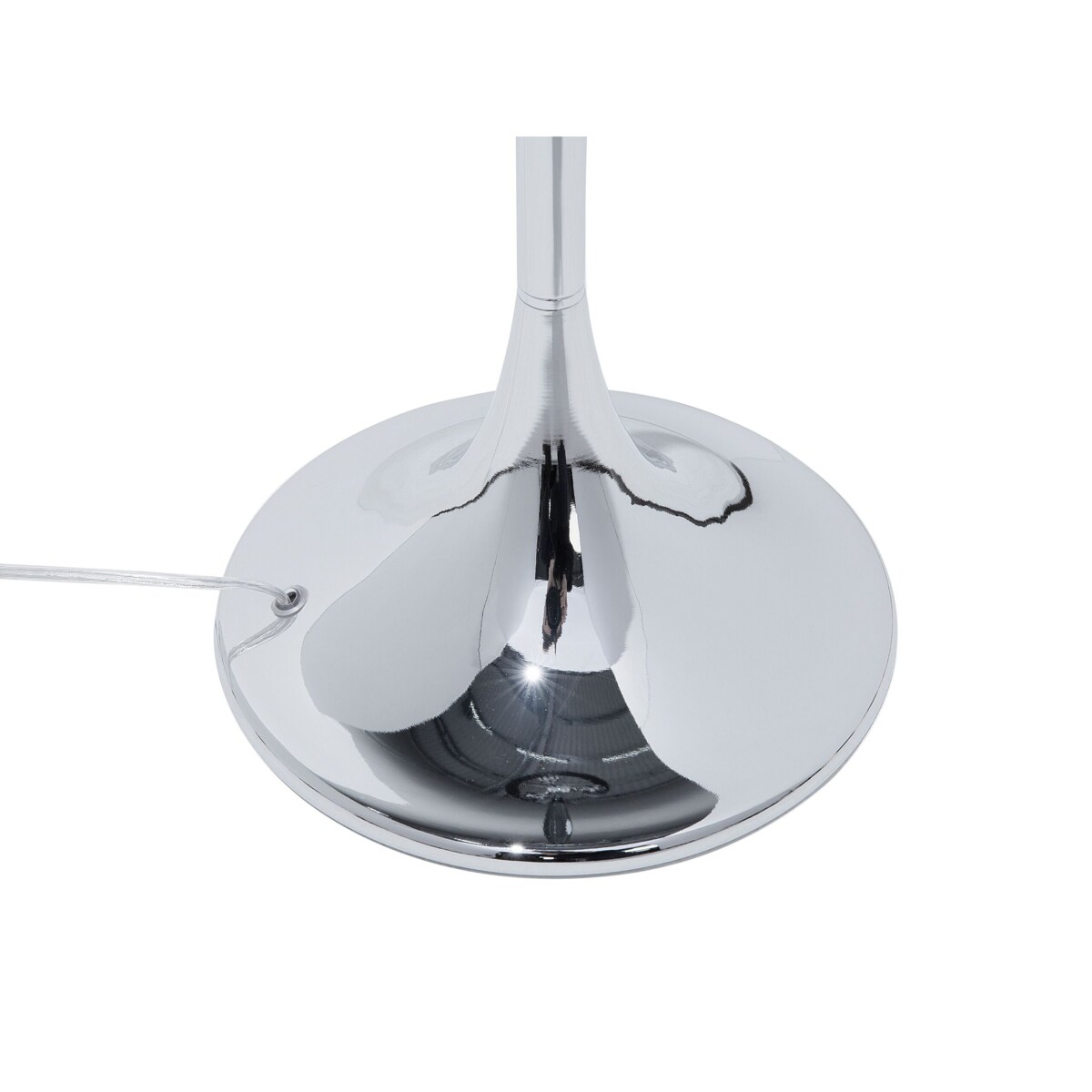 Lampa podłogowa metalowa szara EVANS