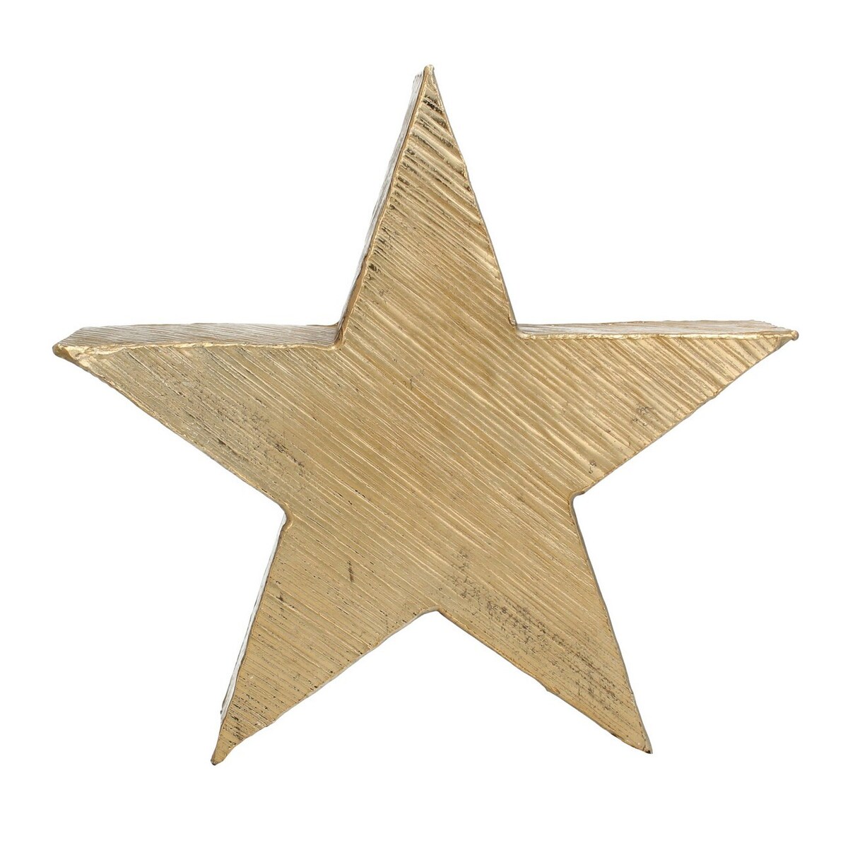 Dekoracja Gold Star 32cm boże narodzenie, święta, świąteczne, złoty, 34 x 8 x 32 cm