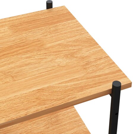 vidaXL 5-poziomowy regał, czarno-dębowy, 80x40x163 cm