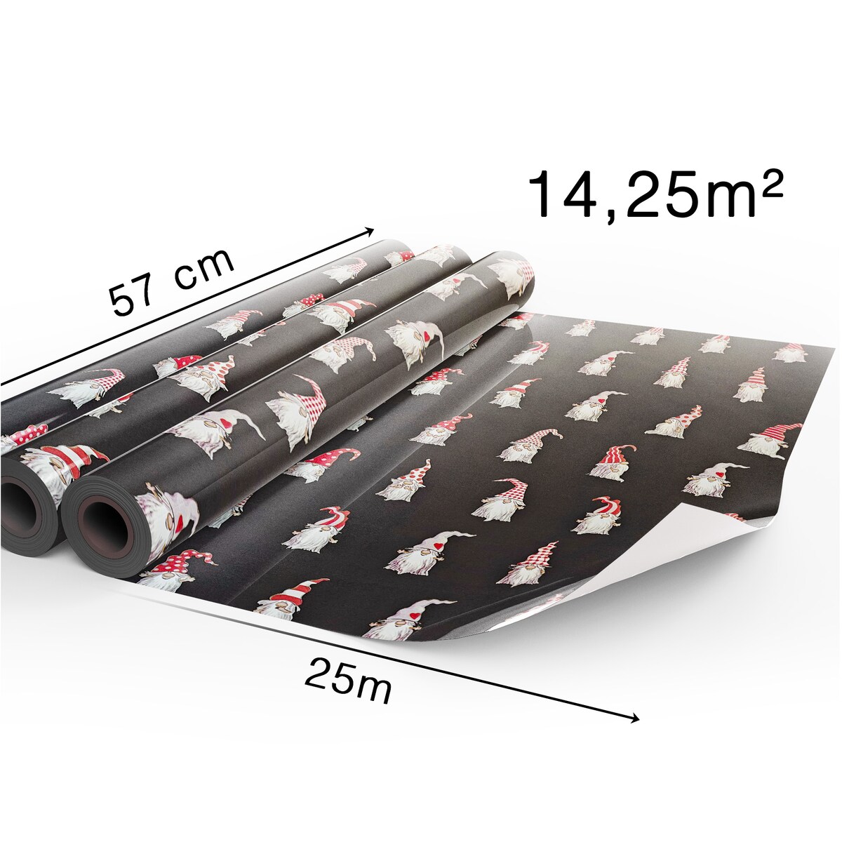 Papier do pakowania prezentów 25 METRÓW MEGAROLKA Świąteczny Do Paczek Ozdobny