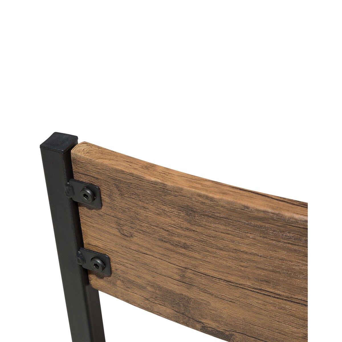 Zestaw 6 krzeseł do jadalni ciemne drewno LAREDO