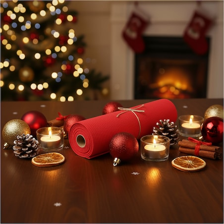 Bieżnik Świąteczny Na Stół Obrus 200X28 Dekoracyjny Ozdobny Na Święta