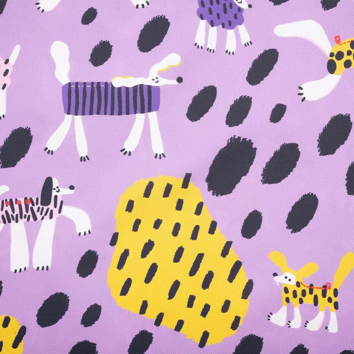 Bandanka "Pieski floreski" - Rozmiar: L, Rodzaj: Zapinana na szyi