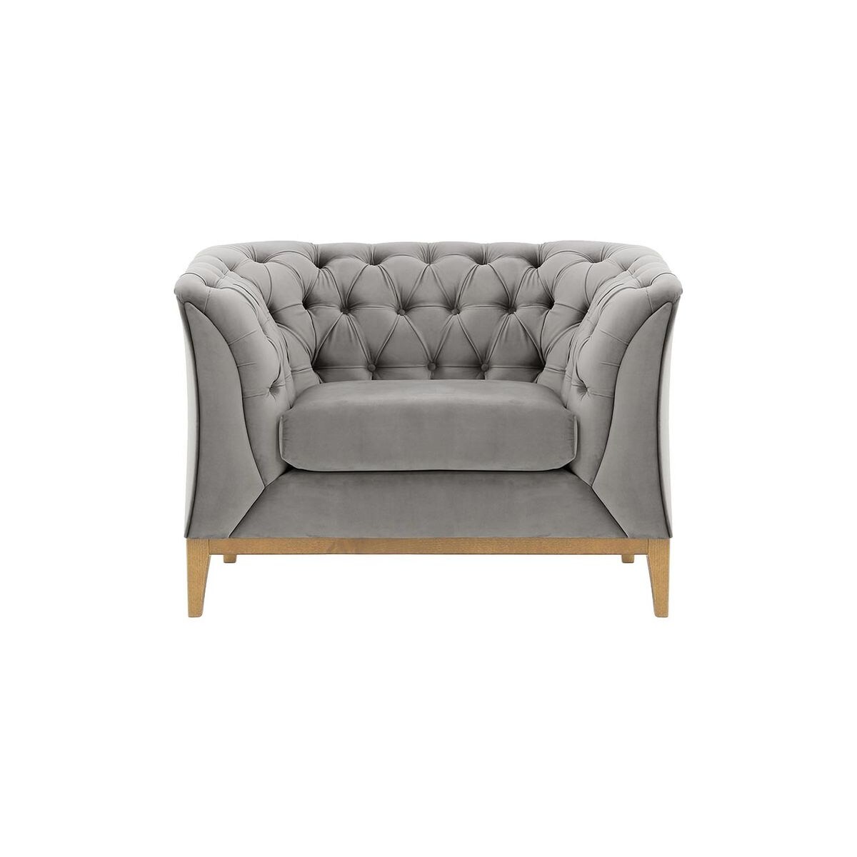 Fotel Chesterfield Modern Wood-Velluto 15