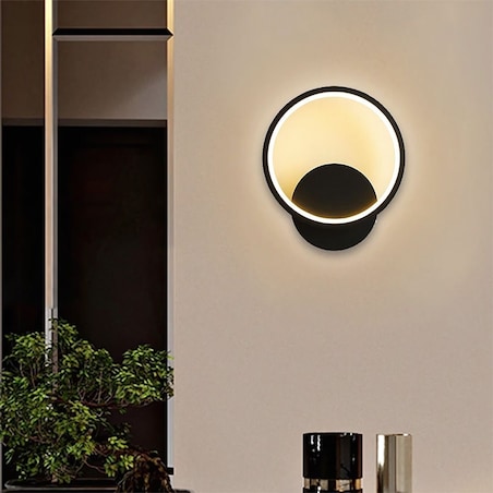 Kinkiet Lhj081-W Led Czarny, Aluminium