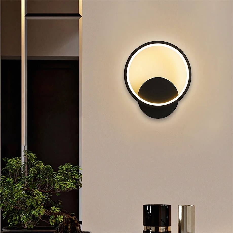 Kinkiet Lhj081-W Led Czarny, Aluminium