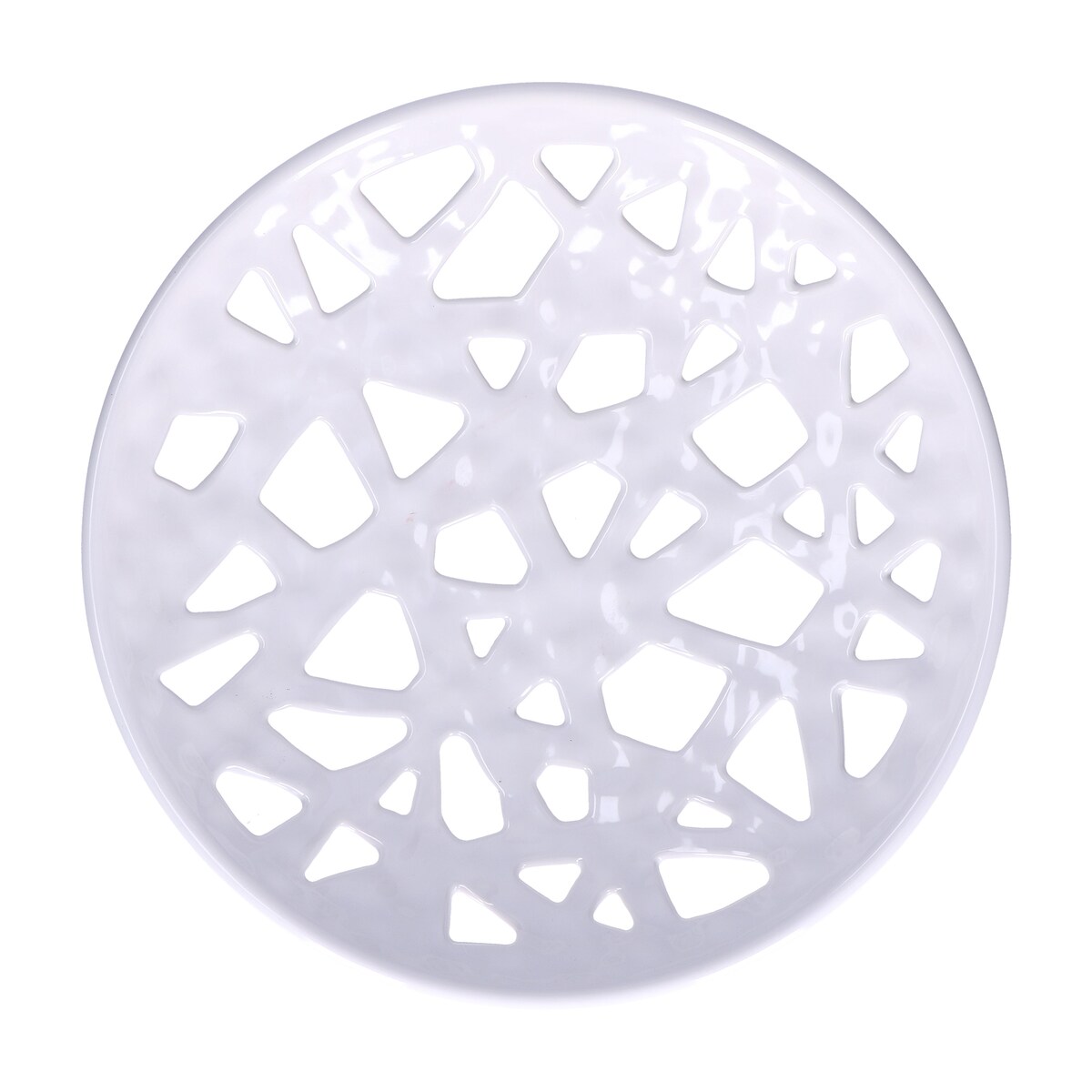 Miska okrągła z melaminy Traifori - Biały, 36 cm