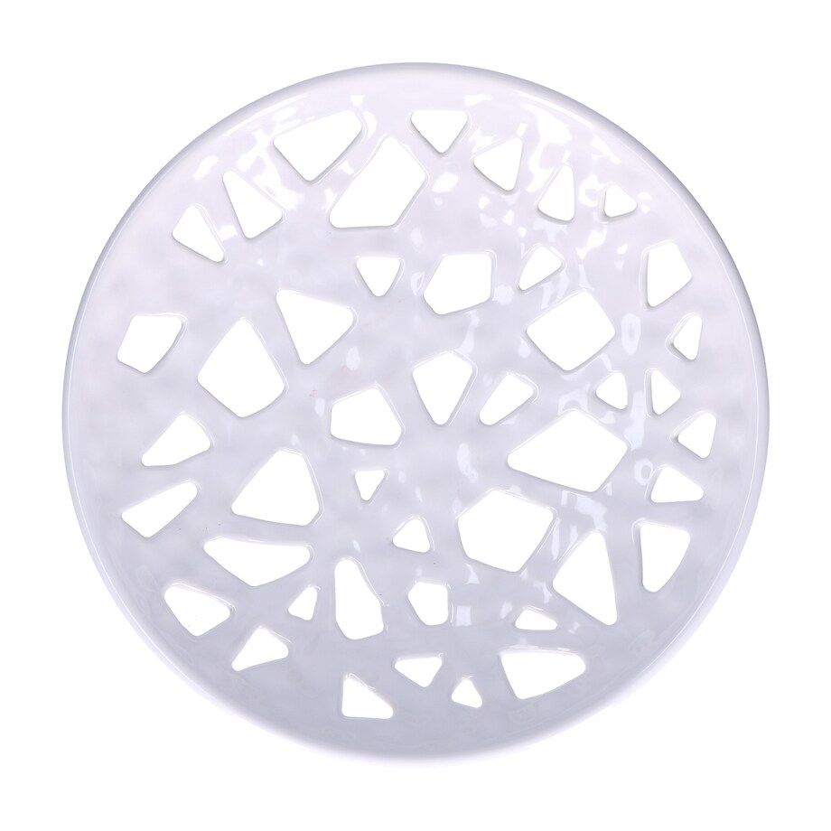 Miska okrągła z melaminy Traifori - Biały, 36 cm