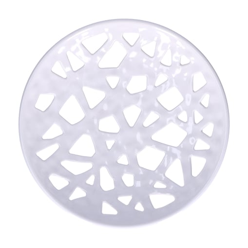 Miska okrągła z melaminy Traifori - Biały, 36 cm