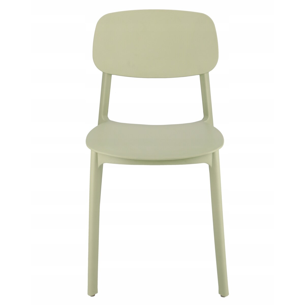 Krzesło plastikowe LARA ogrodowe szałwiowe