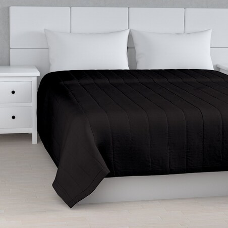 Narzuta pikowana w pasy 260x210 shadow grey (grafitowy)