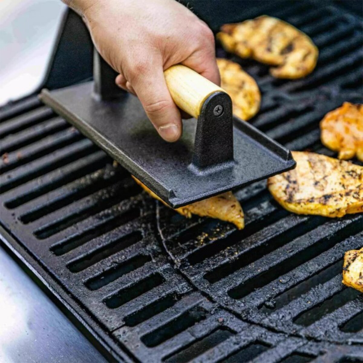 Żeliwna Praska Do Burgerów Steków Kinghoff