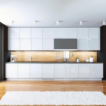 Lampa sufitowa tubka Leila CL0101-WH Yaskr regulowana do kuchni biała