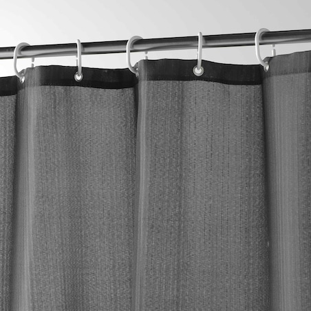 Poliestrowa zasłona prysznicowa YALINE, 180 x 200 cm