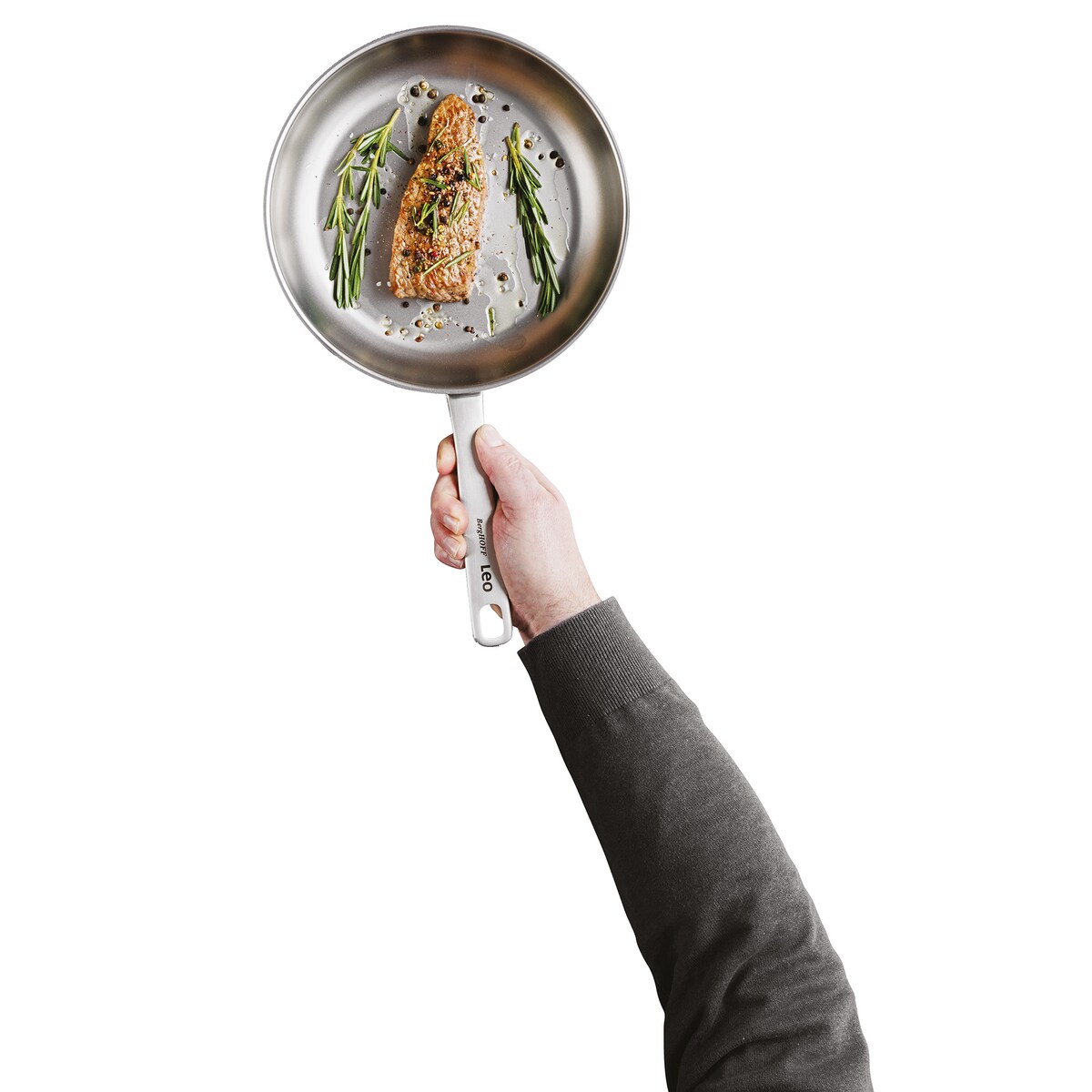 Patelnia Graphite, stal nierdzewna z recykling 24 cm