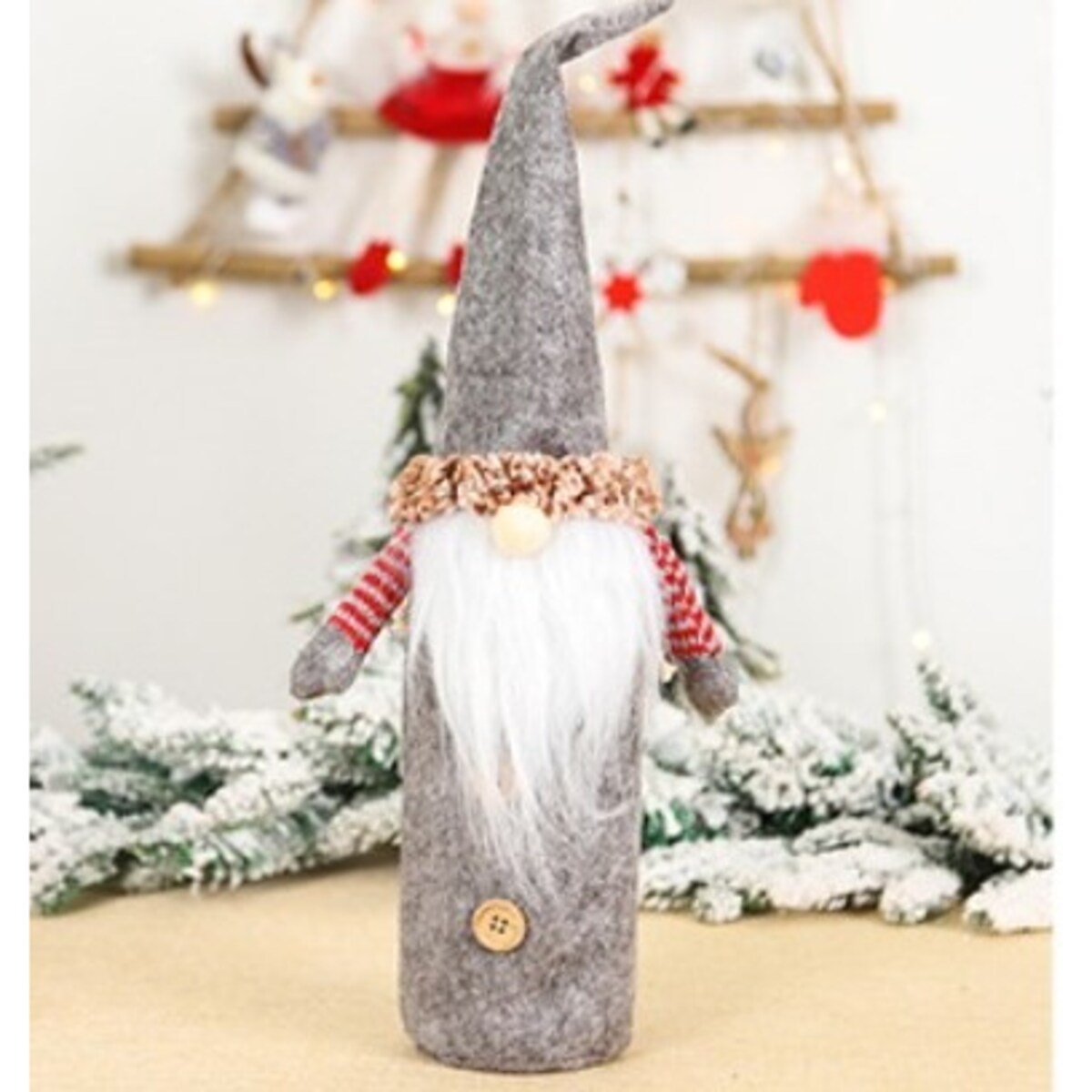 Ubranko Pokrowiec Ozdoba Na Butelkę Skrzat Krasnal