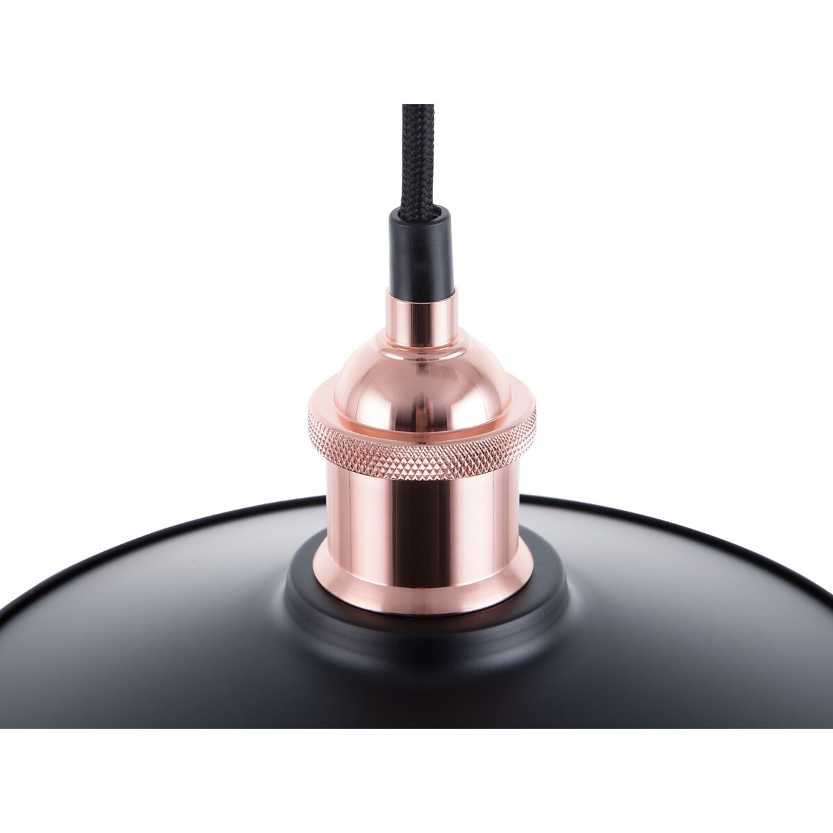 Lampa wisząca metalowa czarna SWIFT