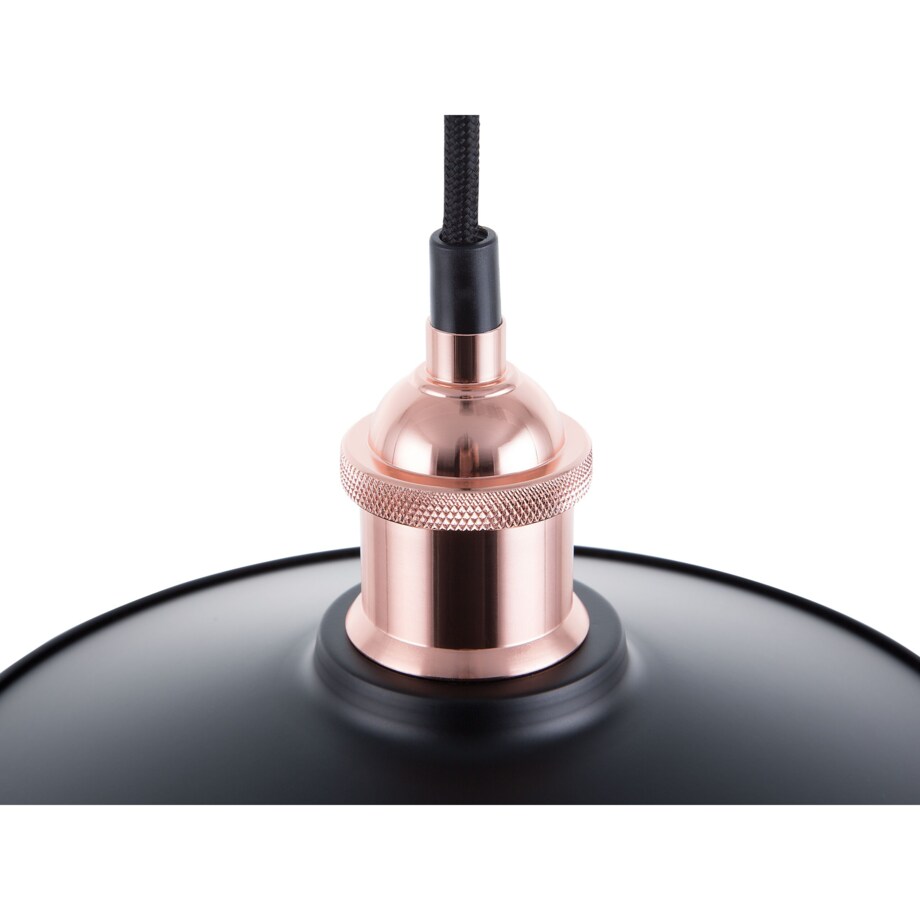 Lampa wisząca metalowa czarna SWIFT