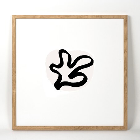 Ramka na zdjęcia 40x40 cm ramka drewniana dębowa naturalna foto ramka z litego drewna dębowego kwadratowa OAK FRAMAI