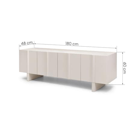 Komoda RTV 60x180x48 cm POPS kaszmirowa