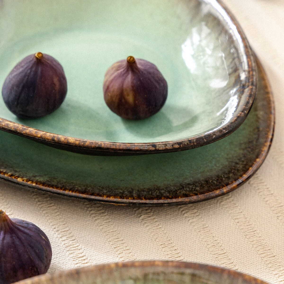 Konsimo PRIMA Talerz głęboki 6 szt., szałwiowy