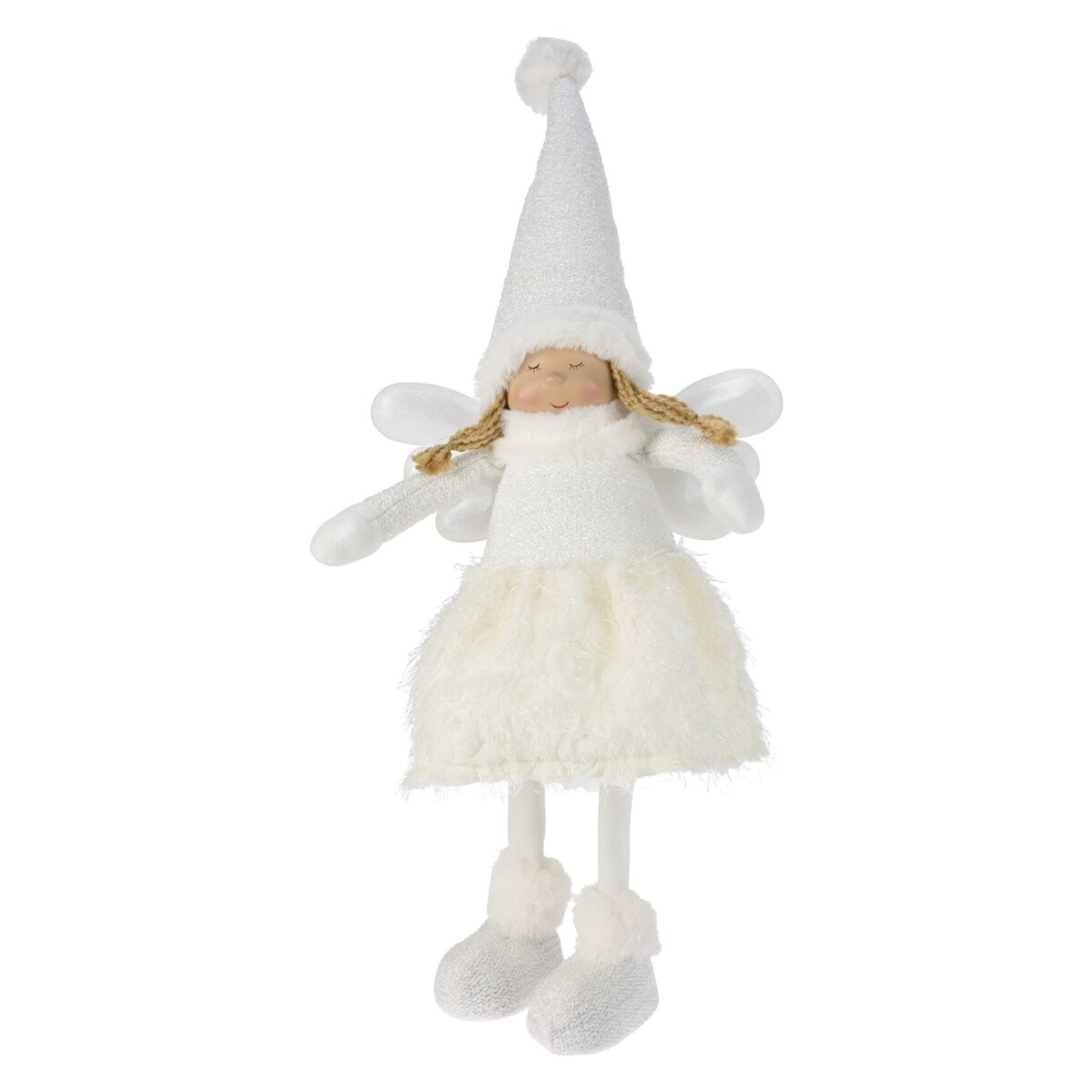 Figurka aniołek z oświetleniem LED, 69 cm