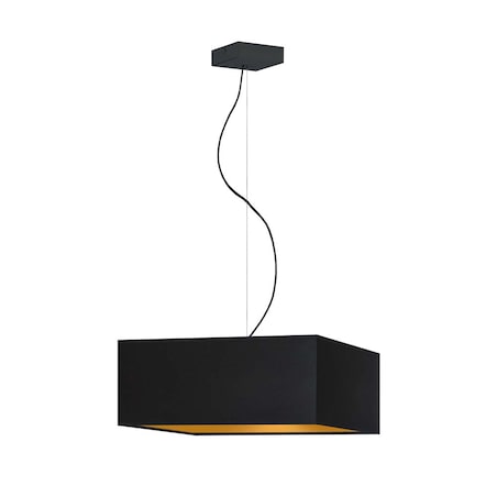Lampa sufitowa żyrandol lampa wisząca z abażurem kwadrat MOTO