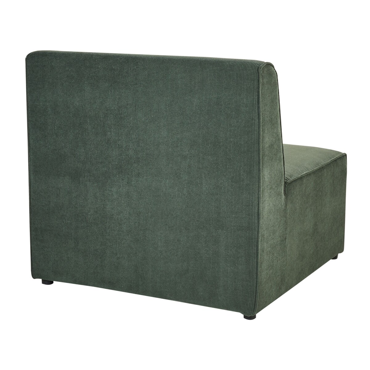 Szezlong LEMVIG Sztruks Ciemnozielony