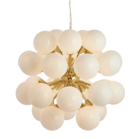 Dekoracyjna lampa wisząca Oscar 76499 Endon bańki biały mosiądz