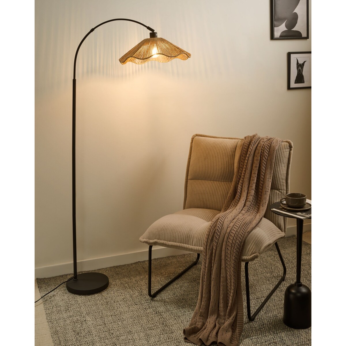 Lampa podłogowa MIGORI Papier Naturalny