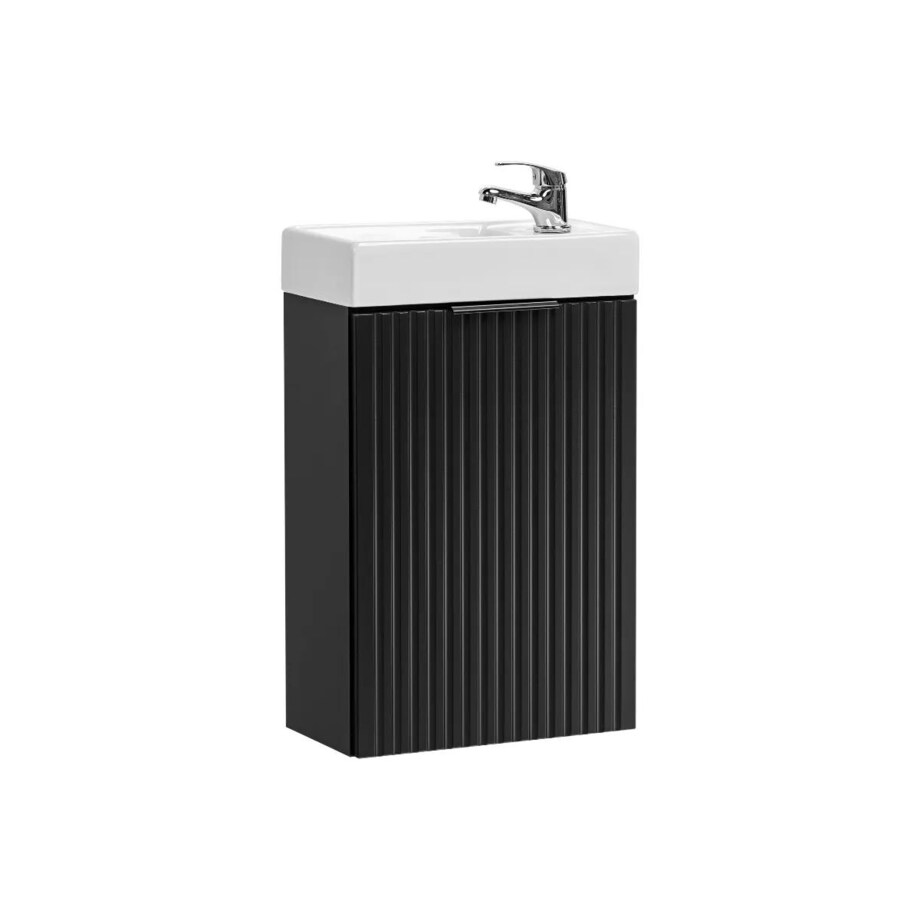 Szafka pod umywalkę ADEL BLACK 82 40cm czarny mat