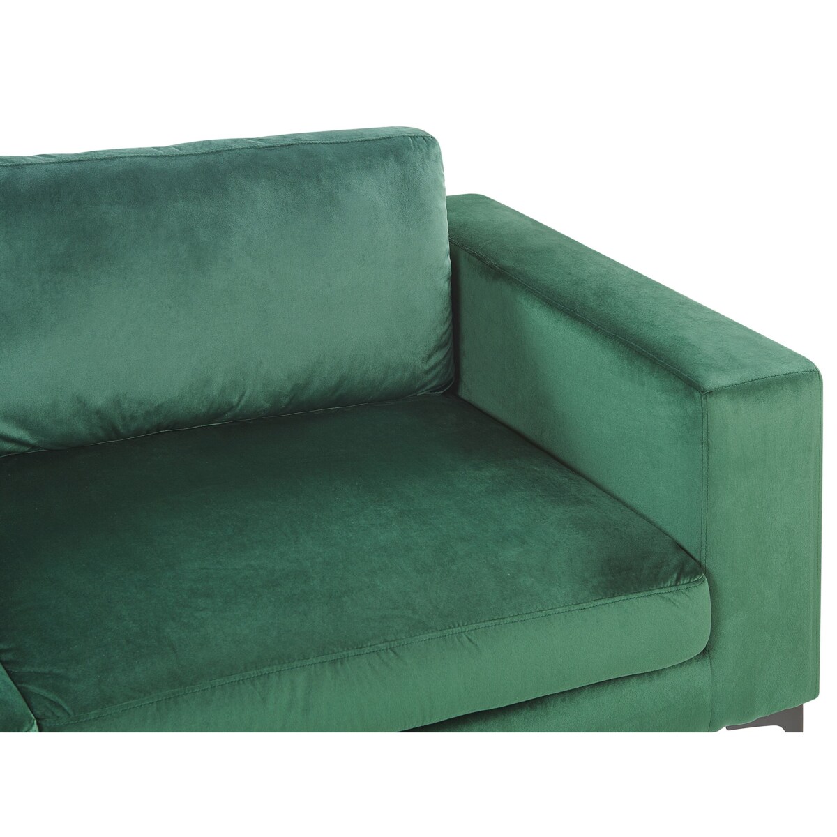 Sofa 3-osobowa welurowa zielona VADSTENA