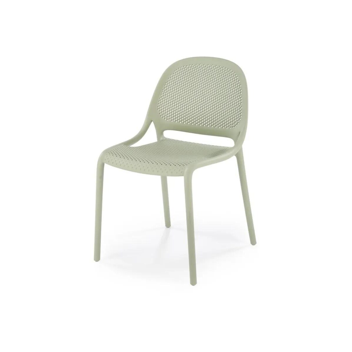 Krzesło K532 miętowe z tworzywa PVC
