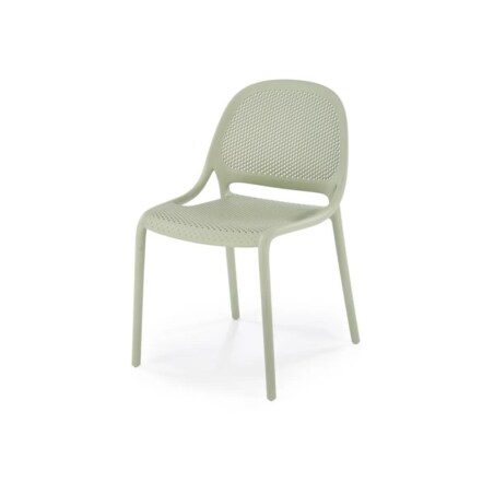 Krzesło K532 miętowe z tworzywa PVC