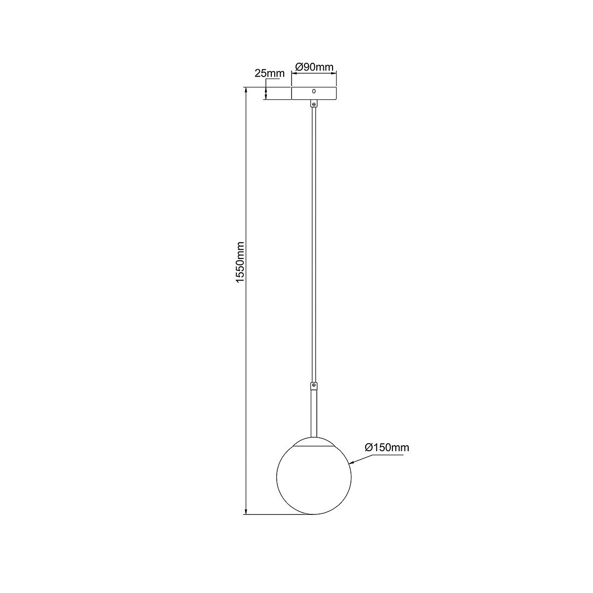 Lampa wisząca Light Prestige Dorado złoty 1 x E14 1 szt.