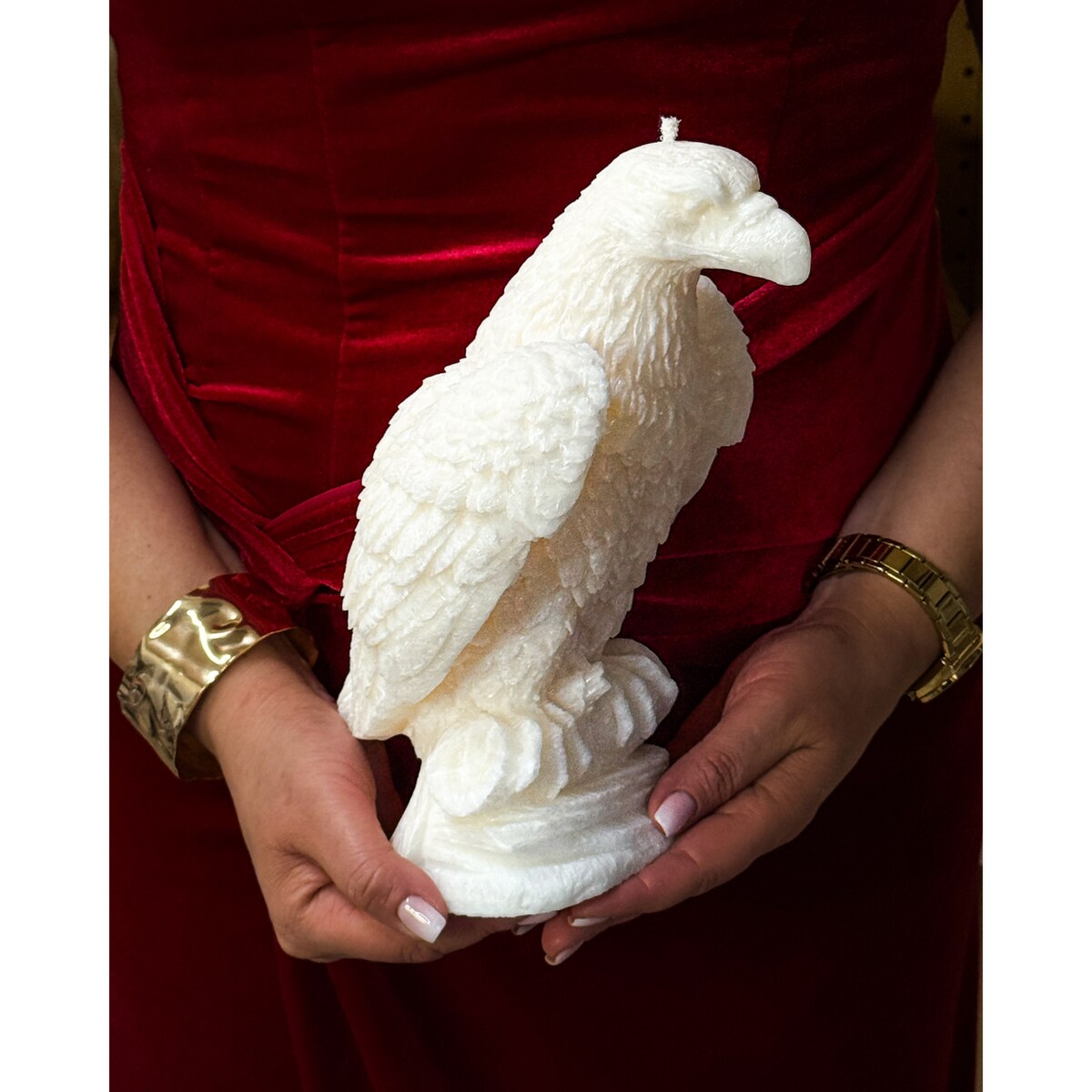 VERKOI Świeca Ozdobna Eagle Statue