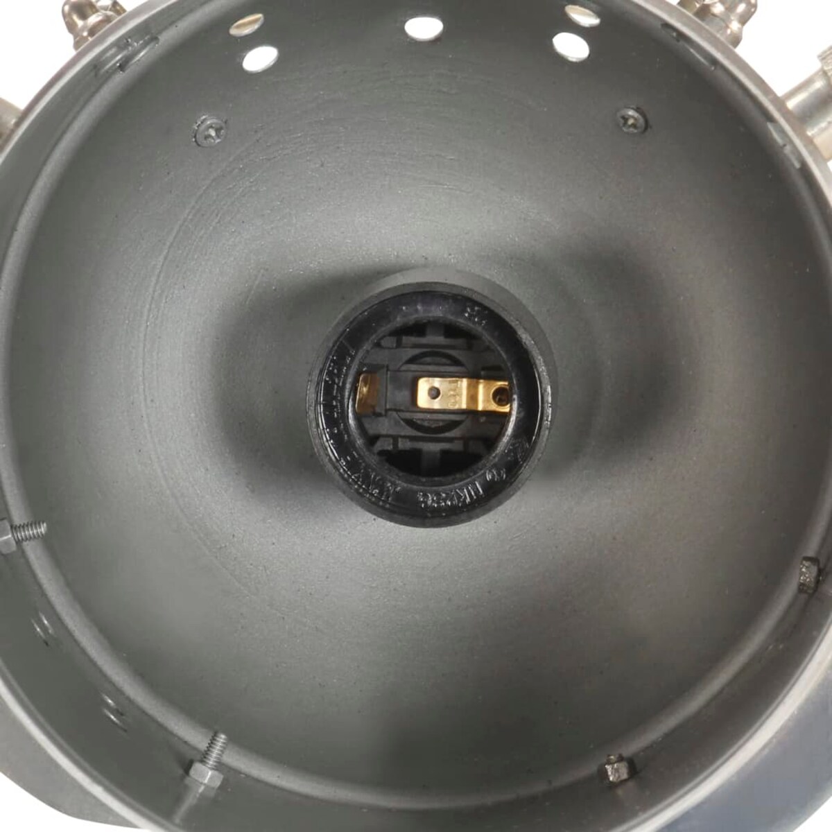 vidaXL Lampa podłogowa na trójnogu, czarna, lite drewno mango, 97 cm