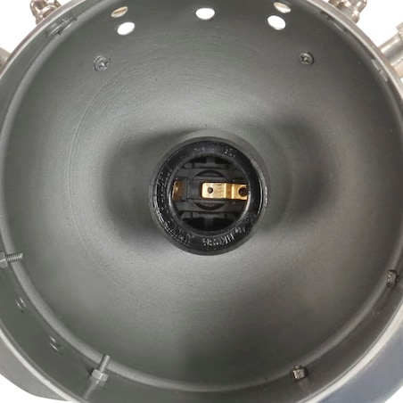 vidaXL Lampa podłogowa na trójnogu, czarna, lite drewno mango, 97 cm