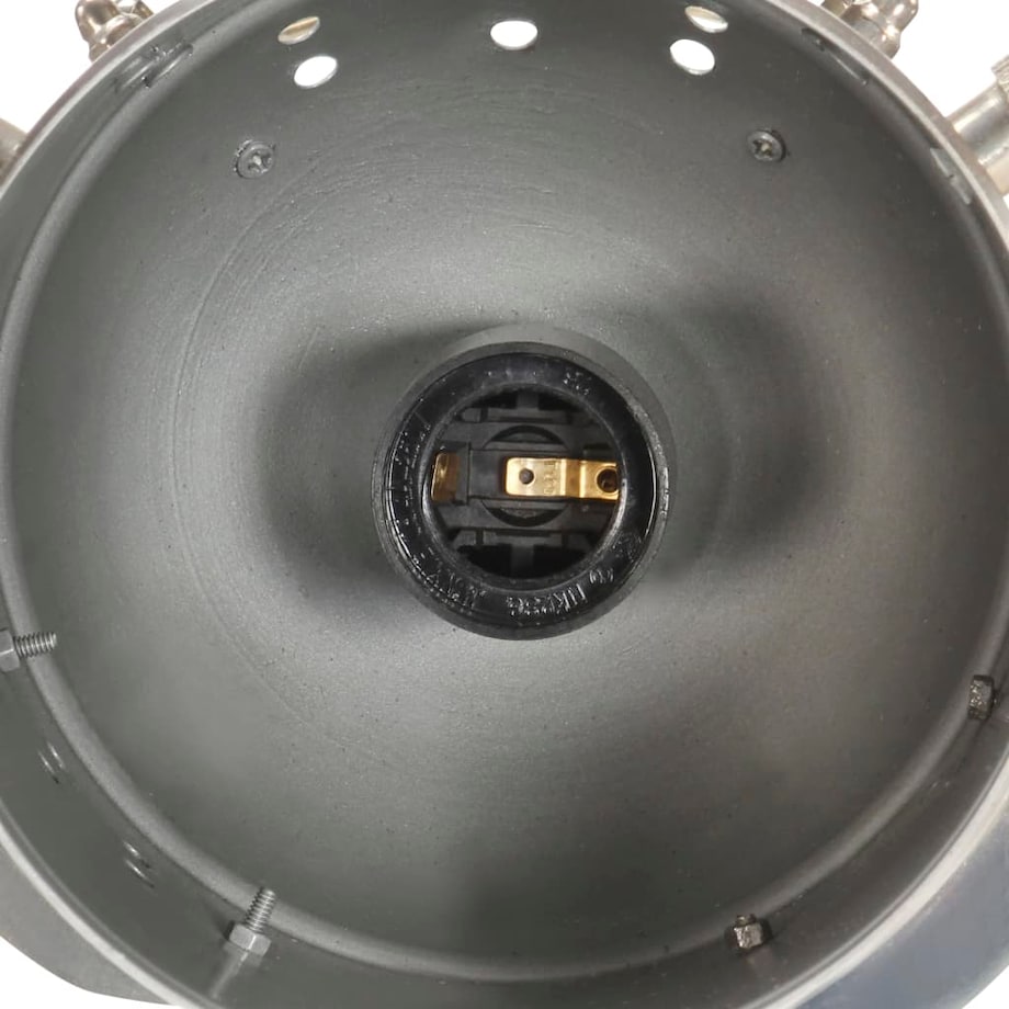 vidaXL Lampa podłogowa na trójnogu, czarna, lite drewno mango, 97 cm