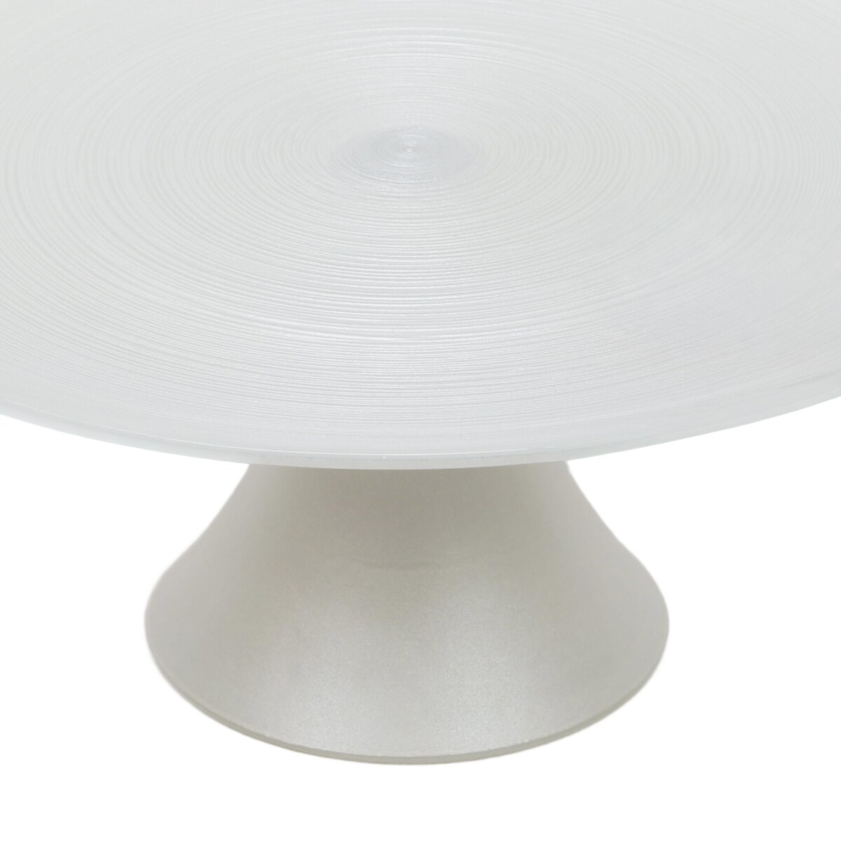 Patera na ciasto nowoczesna, szklana, Ø 28 cm