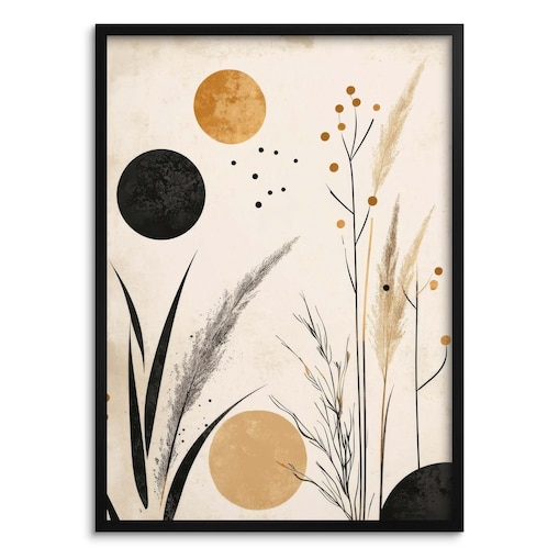 Plakat na ścianę Geometria Natura Obraz ścienny Nowoczesna Grafika Poster