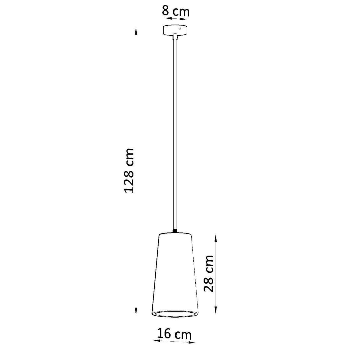 Lampa wisząca ceramiczna GULCAN