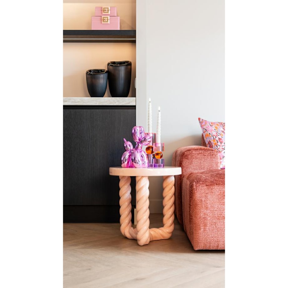 Stolik ROSLY różowy