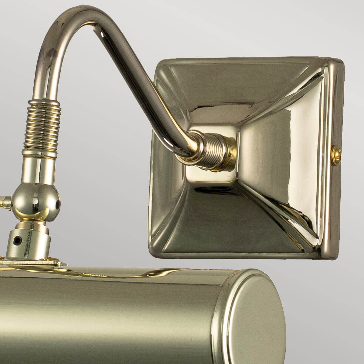 Kinkiet LAMPA ścienna PICTURE LIGHTS PL1-10-PB Elstead klasyczna OPRAWA nad obraz metalowa galeryjka polerowany mosiądz