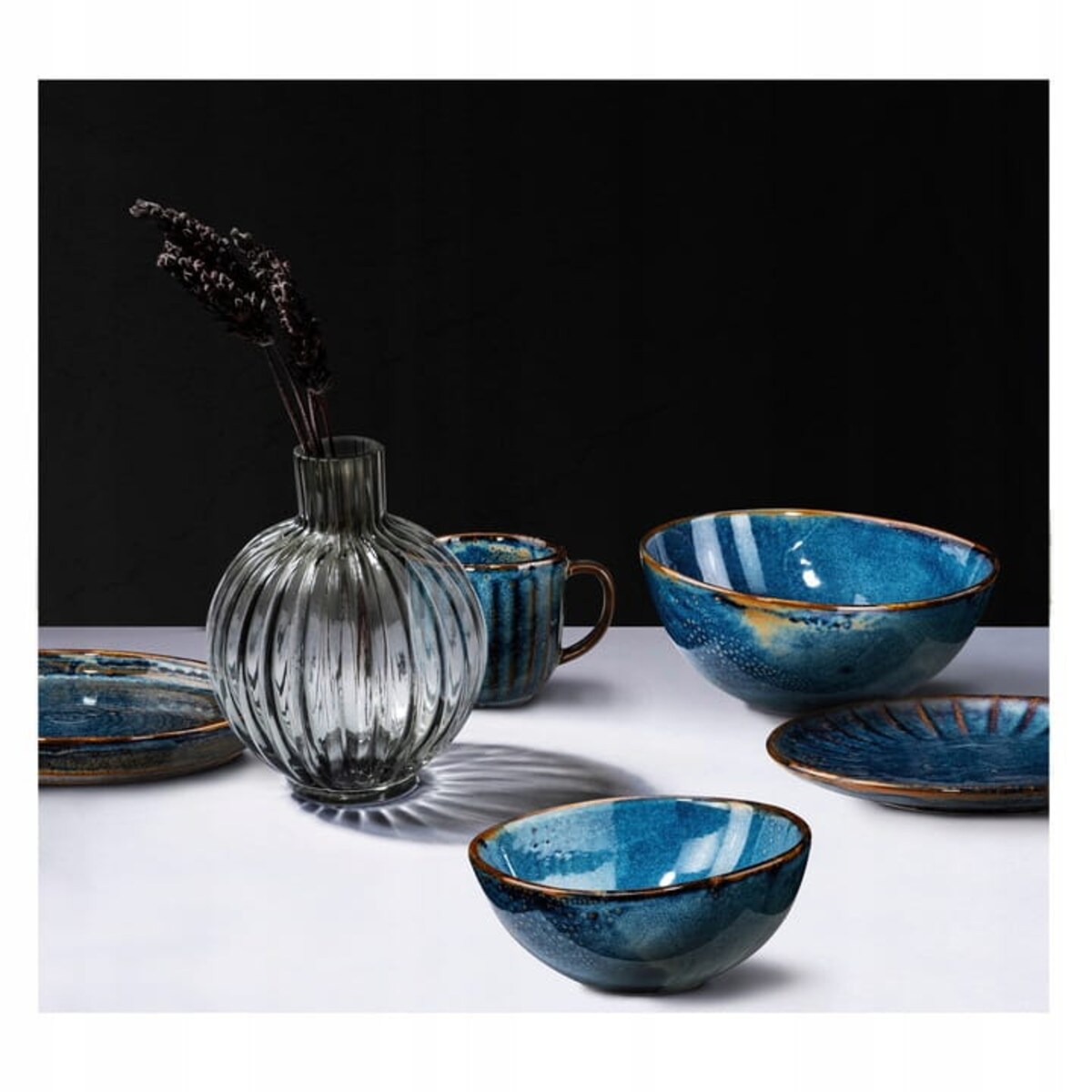 DEEP BLUE Talerz płaski 30 cm / VERLO