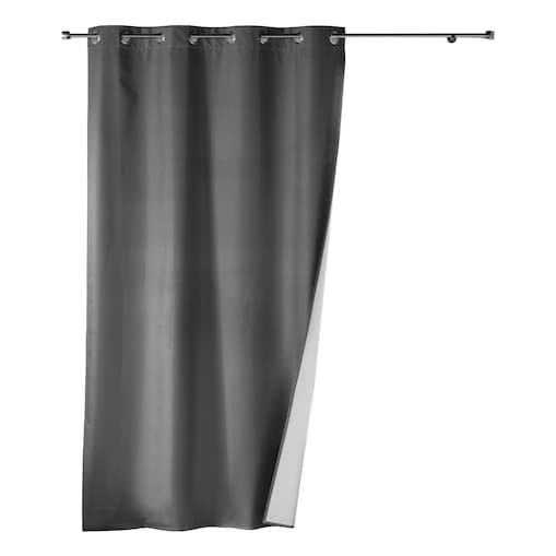 Zasłona na przelotkach ICEMOUNT CHARCOAL GREY, 140 x 260 cm, termoizolacyjna