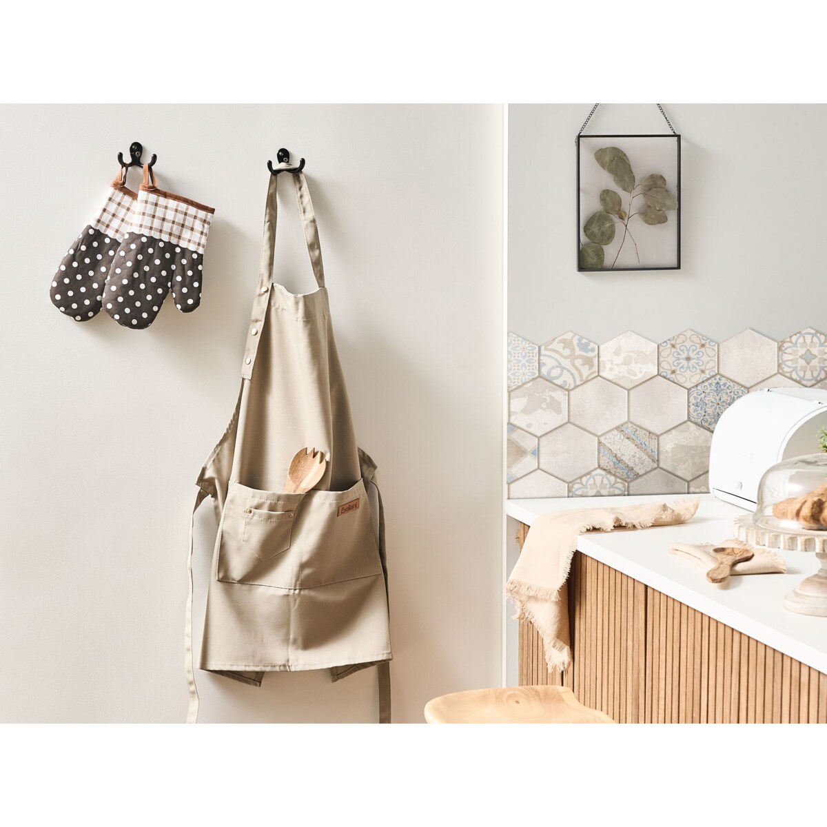 Zestaw tekstyliów kuchennych PISUM Beżowy