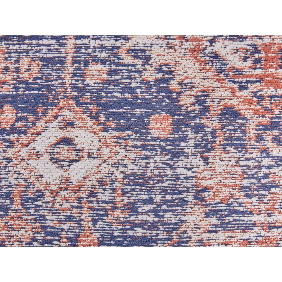 Dywan bawełniany 80 x 300 cm niebiesko-czerwony KURIN