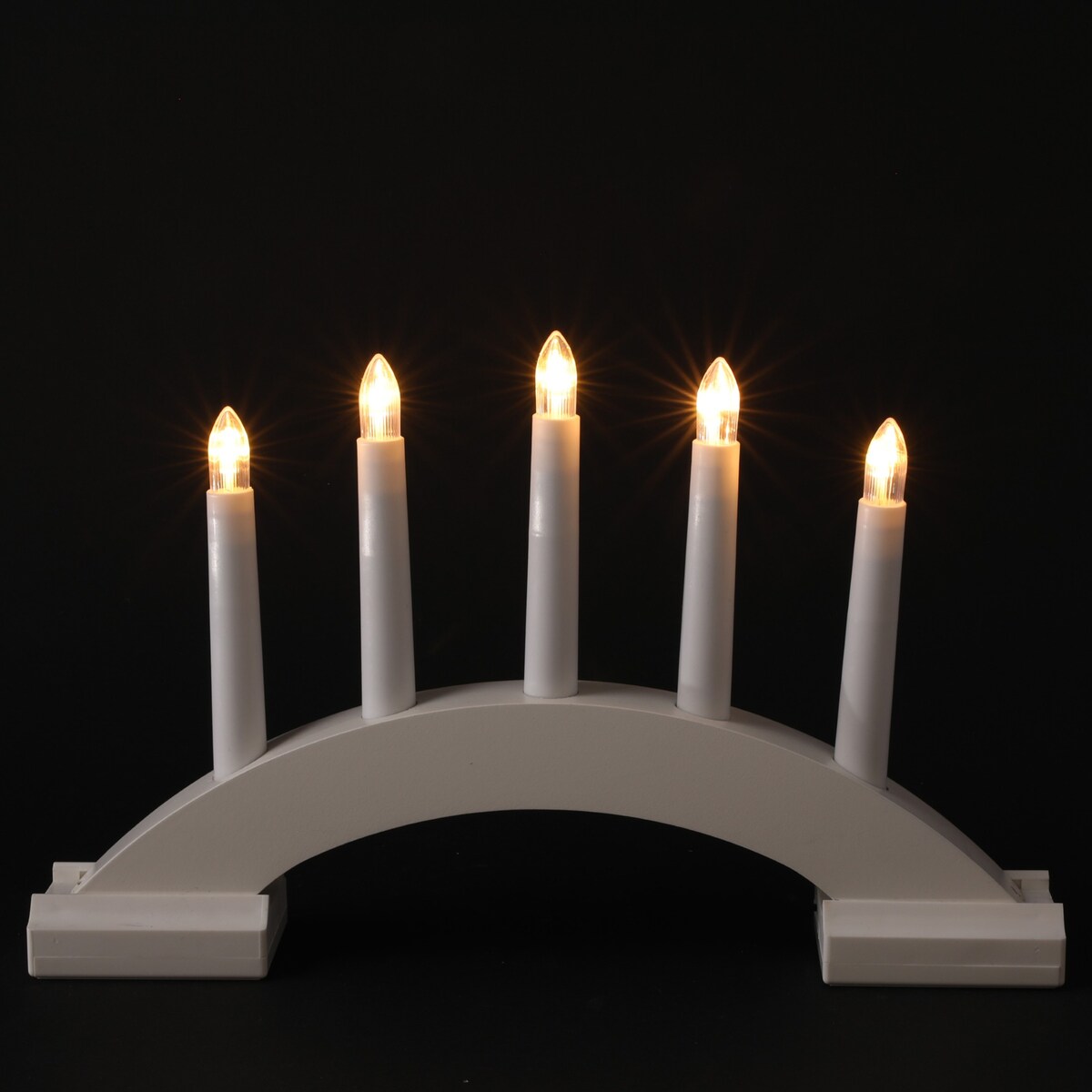 Świecznik 5 LED świąteczny LATARENKA na boże narodzenie TIMER baterie JUMI